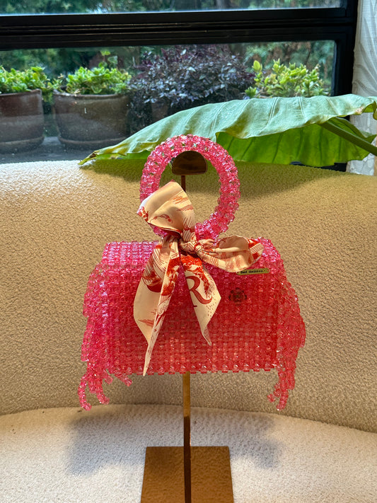 Beaded Pink Bag