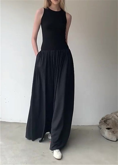 Sleeveless Basic Long dress