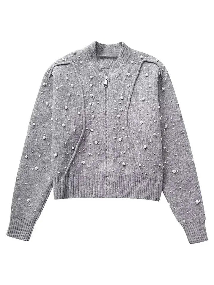 Pearl Cardigan Cashmere 100%