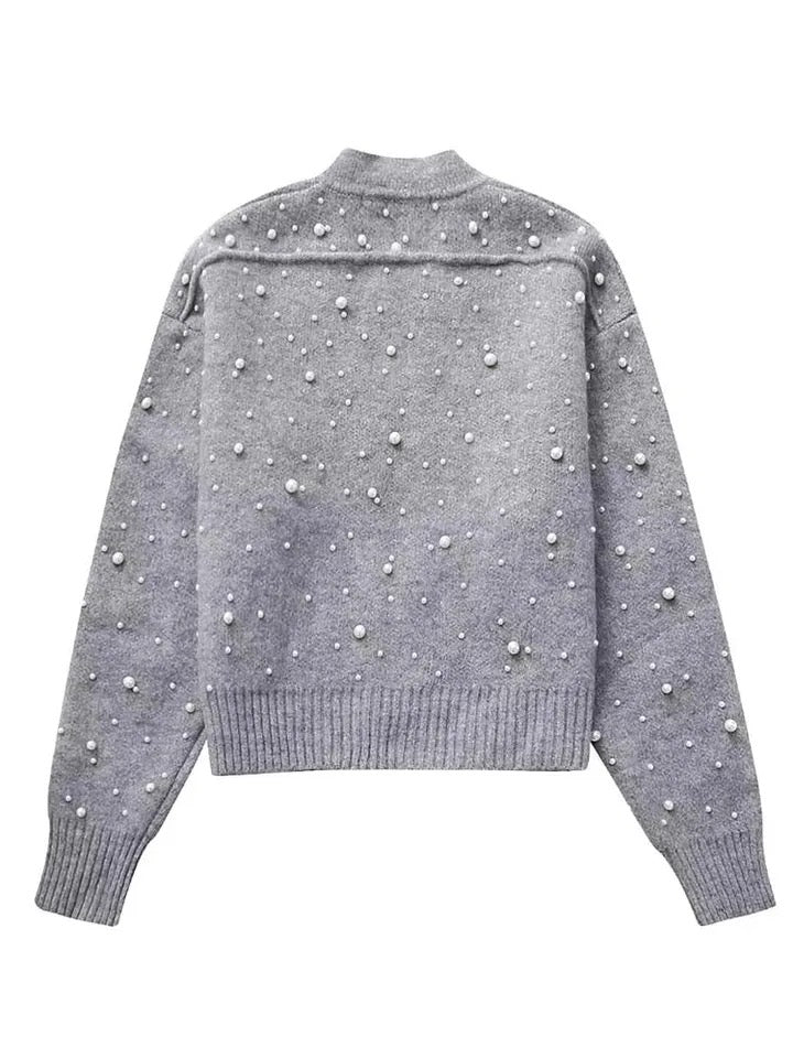 Pearl Cardigan Cashmere 100%