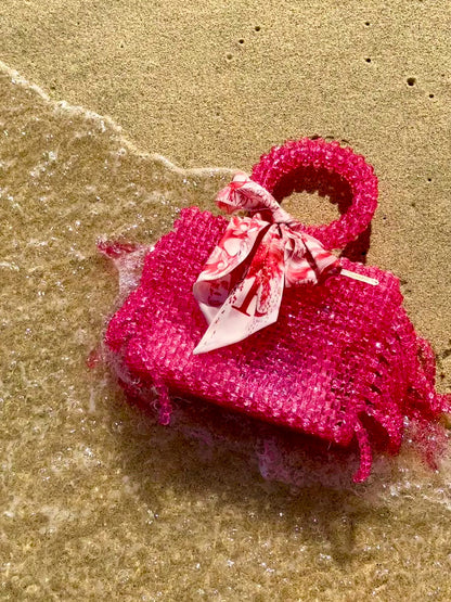 Beaded Pink Bag